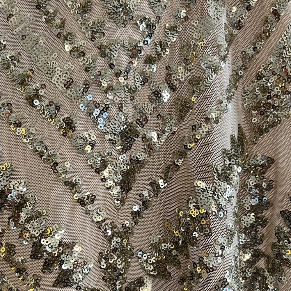 PrettyLittleThing Silver/ gold Embellished Dress - Picture 5 of 10